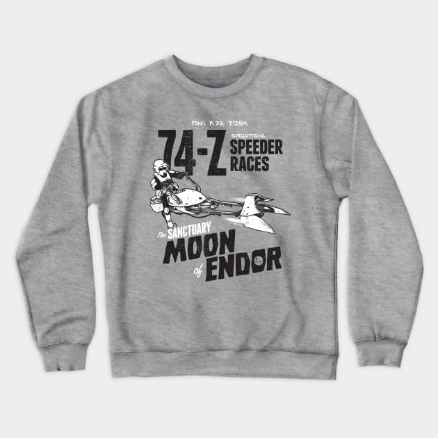 Sanctuary Speeder Race Crewneck Sweatshirt by mannypdesign